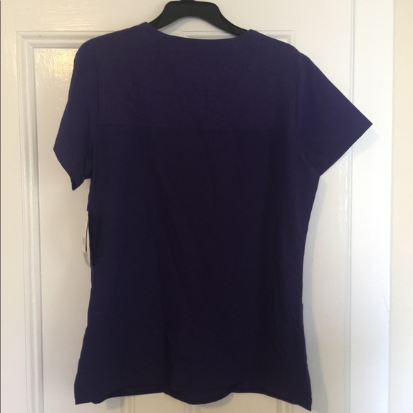Purple jockey women nursing uniform top. - Picture 6 of 8